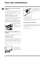 Предварительный просмотр 10 страницы Indesit IWC 71051 Instructions For Use Manual