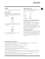 Предварительный просмотр 17 страницы Indesit IWC 7168 Instructions For Use Manual