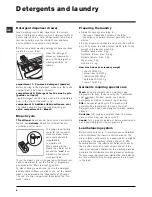 Предварительный просмотр 8 страницы Indesit IWC 8085 Instructions For Use Manual