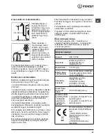 Предварительный просмотр 63 страницы Indesit IWC 91082 Instructions For Use Manual