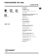 Preview for 1 page of Indesit iwcd6105 Instructions For Use Manual