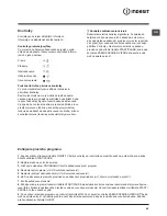 Предварительный просмотр 41 страницы Indesit IWD 5085 Instructions For Use Manual