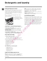 Предварительный просмотр 8 страницы Indesit IWD 61430 Instructions For Use Manual