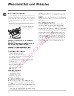 Предварительный просмотр 20 страницы Indesit IWD 61430 Instructions For Use Manual