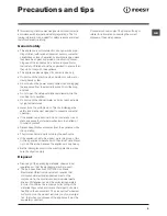 Preview for 9 page of Indesit IWD 71051 Instructions For Use Manual