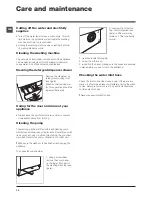 Preview for 10 page of Indesit IWD 71051 Instructions For Use Manual