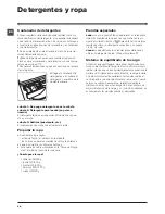 Preview for 44 page of Indesit IWD 71051 Instructions For Use Manual