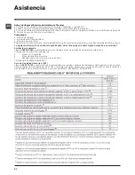 Предварительный просмотр 60 страницы Indesit IWD 71252 Instructions For Use Manual