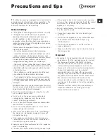 Preview for 9 page of Indesit IWDC 7145 Instructions For Use Manual