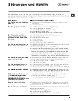 Preview for 35 page of Indesit IWDC 7145 Instructions For Use Manual