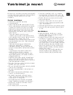 Preview for 57 page of Indesit IWDC 7145 Instructions For Use Manual