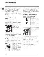 Preview for 62 page of Indesit IWDC 7145 Instructions For Use Manual