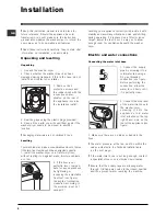 Предварительный просмотр 2 страницы Indesit IWDE 126 Instructions For Use Manual