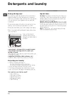 Preview for 26 page of Indesit IWDE 127 Instructions For Use Manual