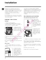 Preview for 14 page of Indesit IWDE 7145 K Instructions For Use Manual