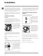 Preview for 14 page of Indesit IWDE 71680 Instructions For Use Manual