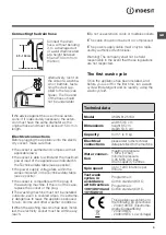 Preview for 3 page of Indesit IWDN 61251X9 Instructions For Use Manual