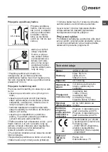 Preview for 51 page of Indesit IWDN 61251X9 Instructions For Use Manual