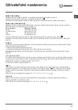 Preview for 57 page of Indesit IWDN 61251X9 Instructions For Use Manual