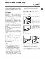 Preview for 5 page of Indesit IWE 61252 Instructions For Use Manual