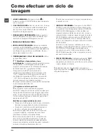 Preview for 56 page of Indesit IWE 71252 Instructions For Use Manual