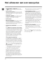 Preview for 42 page of Indesit IWE 71451 Instructions For Use Manual