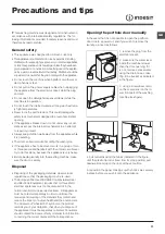 Preview for 11 page of Indesit IWE 81681 S Instructions For Use Manual