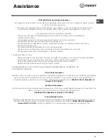 Предварительный просмотр 17 страницы Indesit IWME 147 Instructions For Use Manual