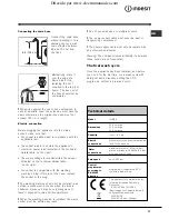 Предварительный просмотр 17 страницы Indesit IWME 8 User Manual