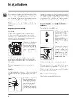 Preview for 2 page of Indesit IWSC 4085 Instructions For Use Manual