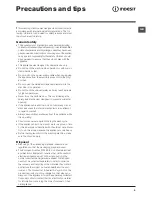 Preview for 9 page of Indesit IWSC 4085 Instructions For Use Manual