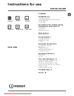 Indesit IWSC 5088 Instructions For Use Manual preview