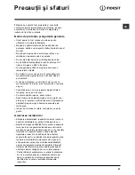 Preview for 21 page of Indesit IWSD 4105 Instructions For Use Manual