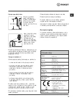 Предварительный просмотр 39 страницы Indesit IWSD 4105 Instructions For Use Manual