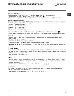 Предварительный просмотр 43 страницы Indesit IWSD 4105 Instructions For Use Manual