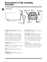 Предварительный просмотр 4 страницы Indesit IWSE 4125 Installation Manual