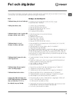 Предварительный просмотр 35 страницы Indesit IWTE 71282 Instructions For Use Manual