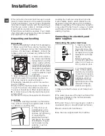 Preview for 2 page of Indesit IWUD 41051 Instructions For Use Manual