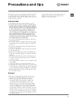 Preview for 5 page of Indesit IWUD 41051 Instructions For Use Manual