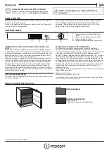 Indesit IZ A1.UK 1 Quick Manual preview