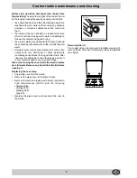 Предварительный просмотр 9 страницы Indesit K 30 E/G Instructions For Installation And Use Manual