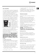 Preview for 3 page of Indesit K 3G2/G Operating Instructions Manual