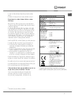 Preview for 7 page of Indesit K3C51/FR Operating Instructions Manual