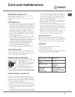 Preview for 23 page of Indesit K3C51/FR Operating Instructions Manual