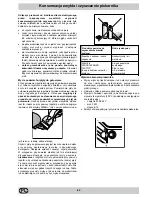 Предварительный просмотр 42 страницы Indesit K3C55/R Installation And Use Manual