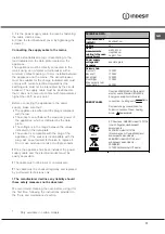 Preview for 17 page of Indesit K3C557/RU Operating Instructions Manual