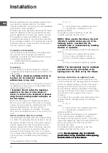 Preview for 2 page of Indesit K3G11/AUS Operating Instructions Manual