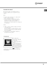 Предварительный просмотр 31 страницы Indesit K3G11/O Operating Instructions Manual