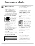 Предварительный просмотр 8 страницы Indesit K3G210 /FR Operating Instructions Manual