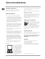 Preview for 12 page of Indesit K3G51S.A /HU Operating Instructions Manual